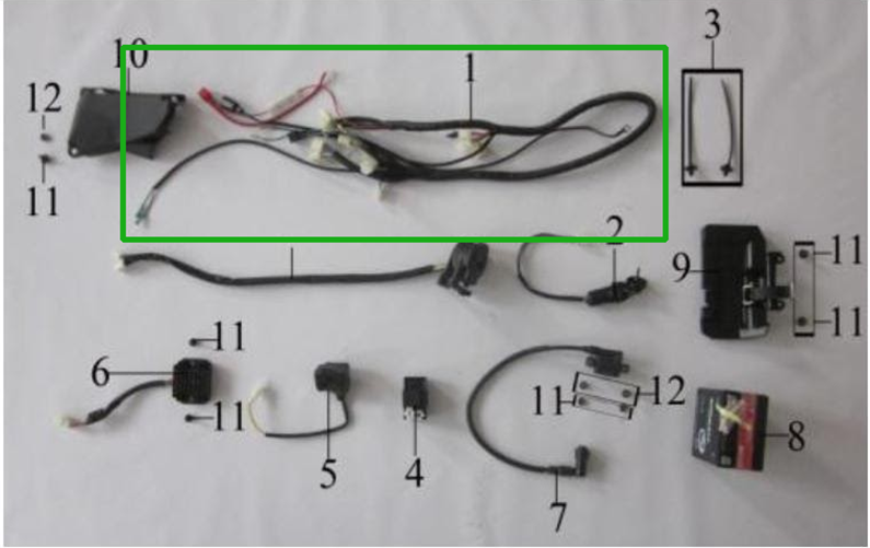 5112 | Main Wiring | ATV250