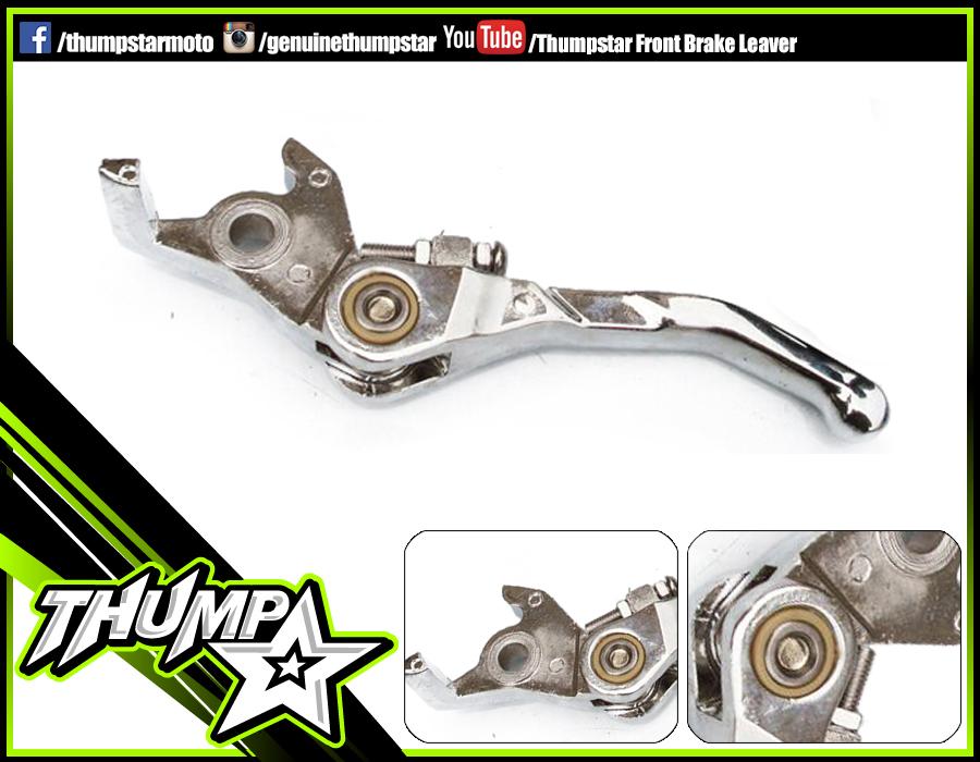 7231 | Brake | Lever | Tab | Foldable | Chrome