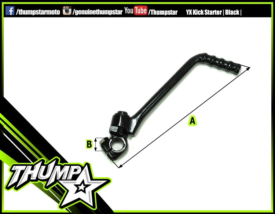 7075 | Kick start | Forged 16mm Black |