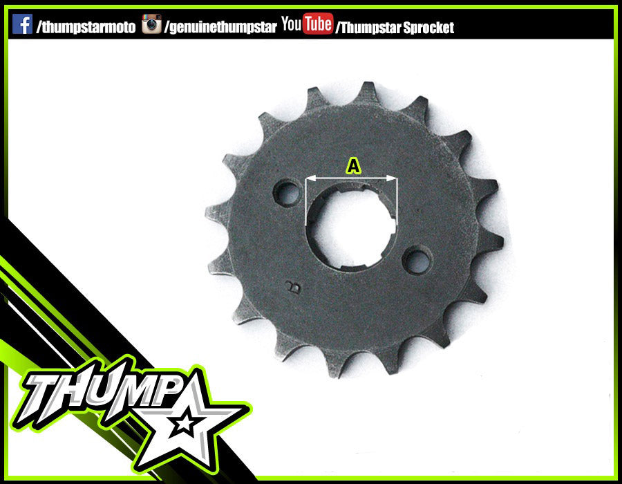 7184 | Front Sprocket | 17mm Shaft | 420 x 16T